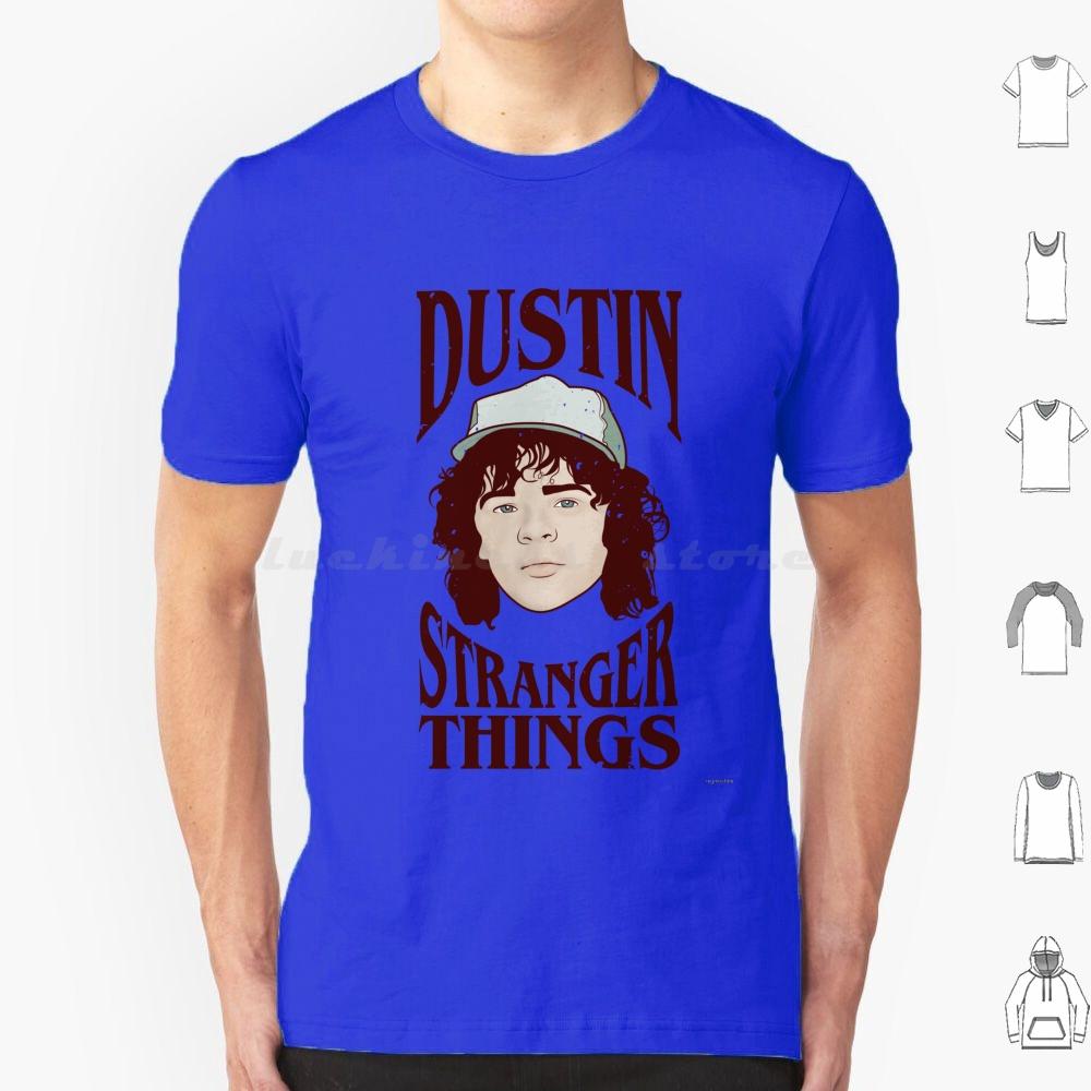Dustin T Shirt 6xl Cotton Cool Tee Netflix Tv Shows Tv Series Mike Eleven Lucas Dustin Demodorgon Joyce Jim Nancy Jonathan