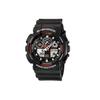 Men Liquid Crystal/Analog Dual Display Series Black Watch GA-100-1A4DR GA-100-1A4DR