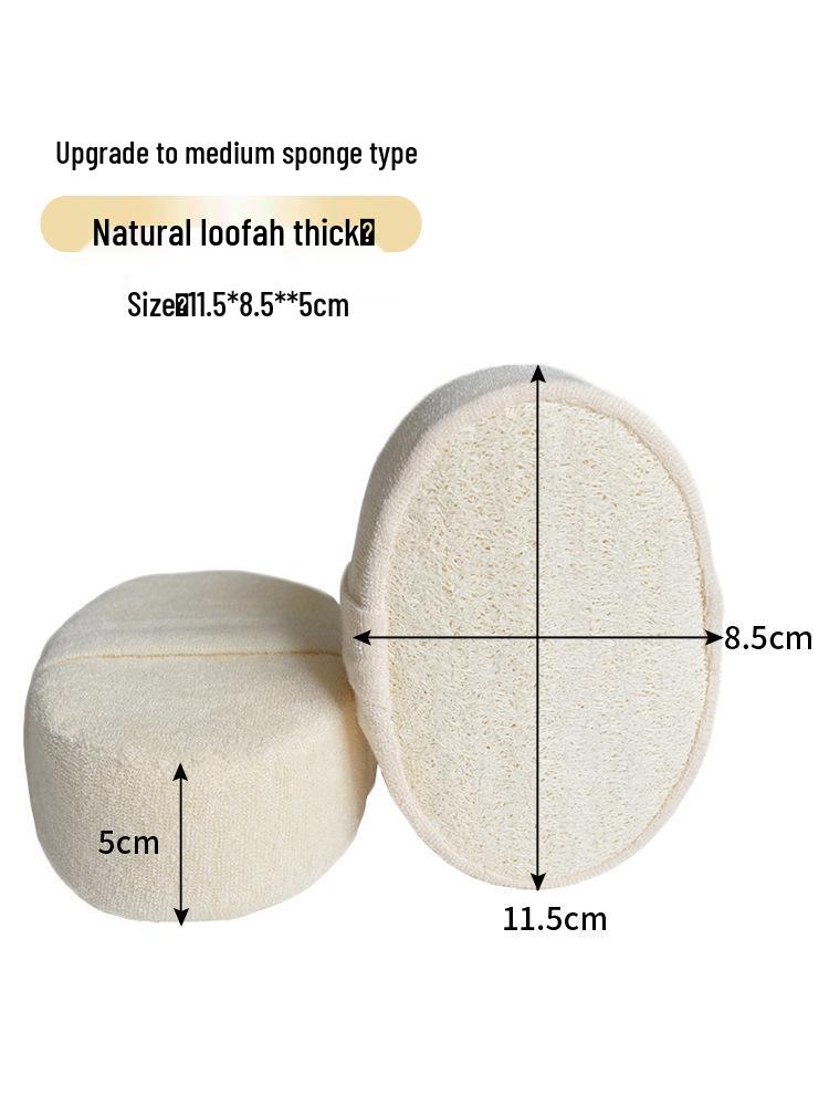 Natural Exfoliating Loofah Sponge for Body Wash & Back Scrub