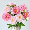 Peony Peony Artificial Flower High Sense Fake Flower Bouquet Decoration Living Room Flower Arrangement Flower Decoration Flower Ornament Wedding