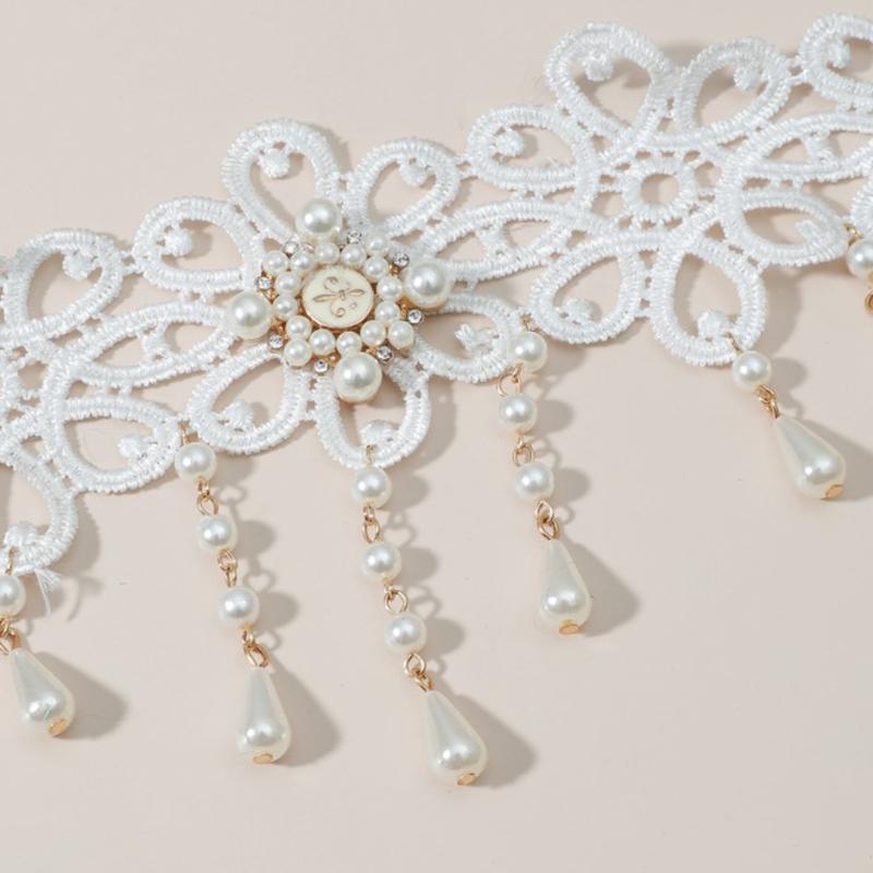 1Pc Vintage Lace Choker Necklace For Women Accessories Gothic Jewelry Collar