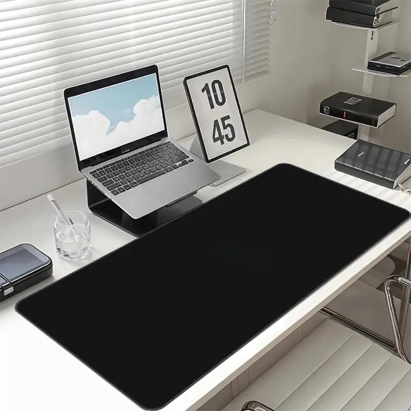 XXL Mouse Pad Black Mousepad Gamer Lager Computer PC Desk Mat  Keyboard Anime Office Carpet Playmat Kawaii Extended Rug