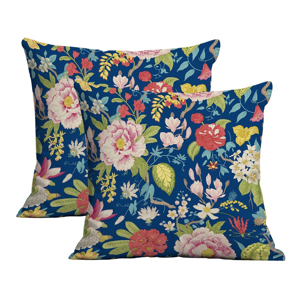 New Creative European Retro Floral Pillowcase Double-sided Printed Home Cushion Pillowcase Multiple Styles Available