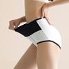 English Standard Women'S Underwear High Waist Belly Pure Cotton Briefs Mulberry Silk Antibacterial Large Size Underwear Women