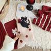 New Year'S Red Socks Cartoon Animation Tube Socks Season Wool Socks Thickened Warm Trend Versatile Socks