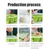 6 Cavity Carambola Silicone Ice Cream Mold with Lid DIY Ice Lolly Mold Popsicle Ice Mould