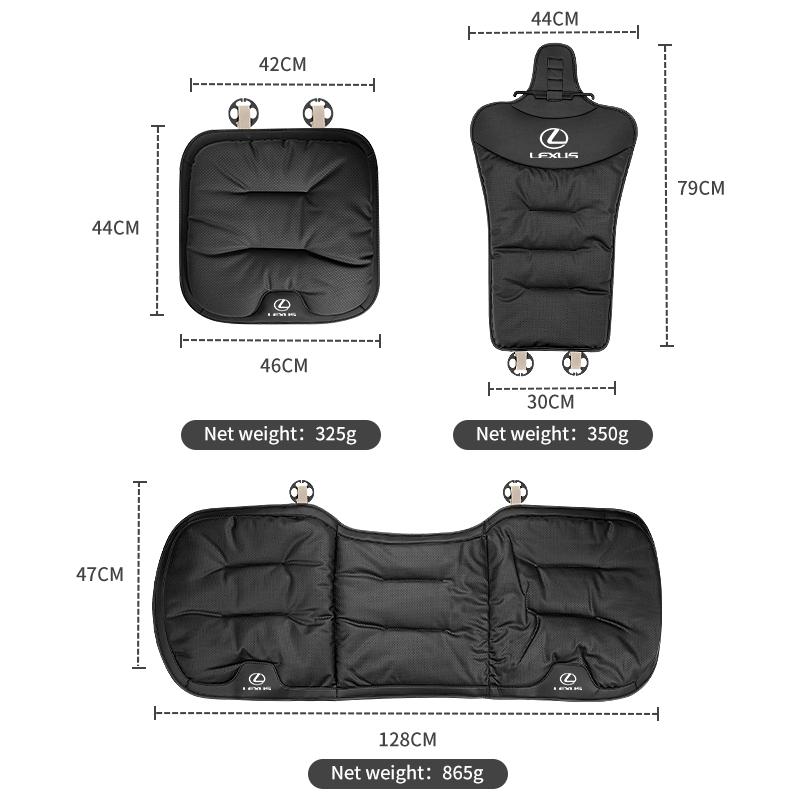 Velvet Car Seat Cover Front Rear Seat Cushion Backrest Protector Mat For Lexus F SPORT ES ES300 GS IS UX RZ GS200 LS LX570 RX300