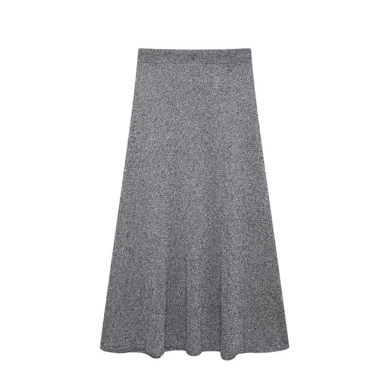 Kaslead New Arrival Women's Clothing Fashion Style Bow Tie Knitting Vest Cardigan Horn Skirt Suit