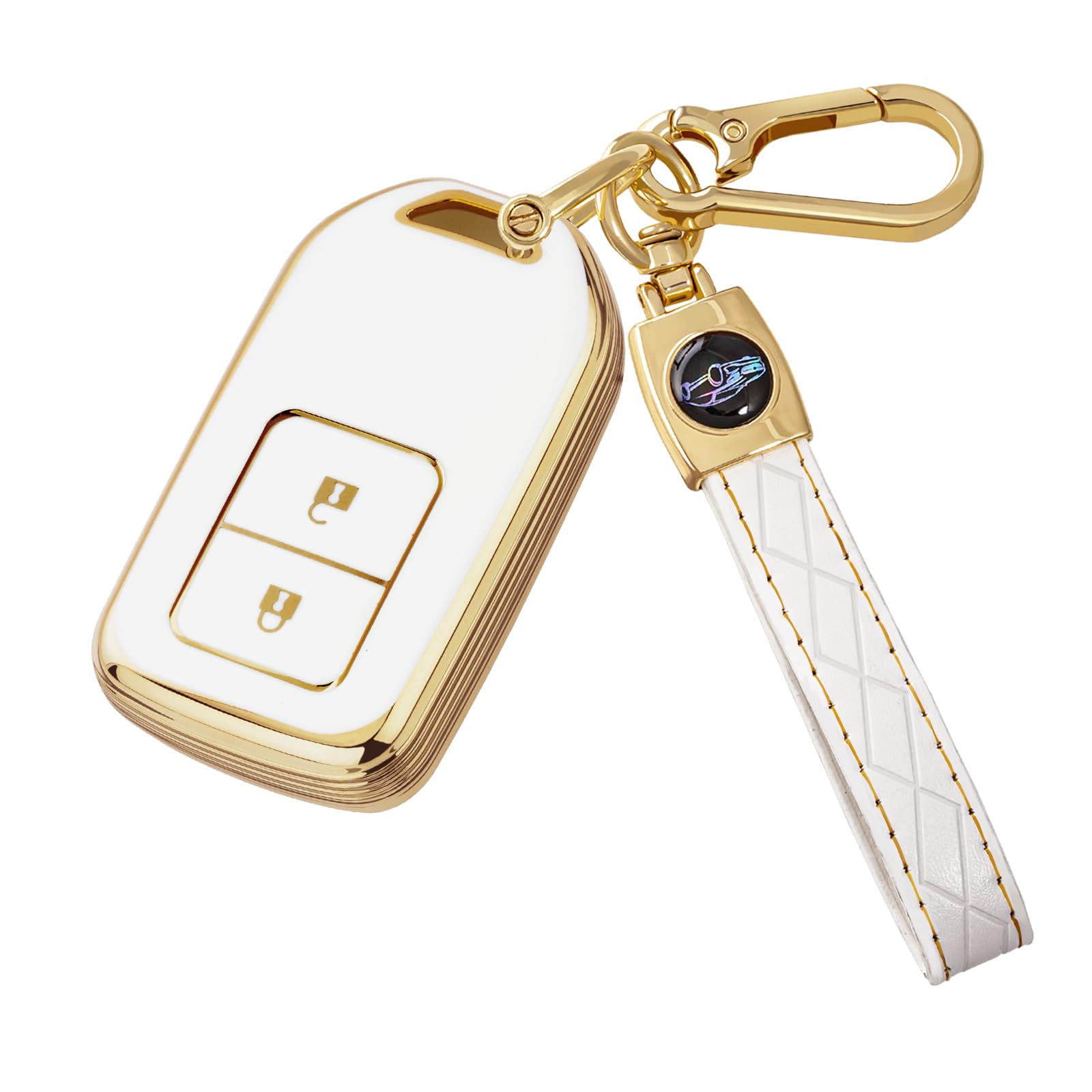 

[Unhoke] Кожаный чехол для ключей, серия RU, новый чехол для ключа Freed, новая посадка, Shuttle, Jade, белый