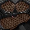 Car Seat Cushion Winter Short Plush Three Piece Set Without Backrest Anti Slip Winter Rear Universal Car Seat Cushion Warm