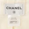 CHANEL Domestic genuine P50631V37753 15C Gripoa button tweed collarless jacket Jacket 34 Ecru x GoldUsed