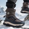 Hohe Schneestiefel sind wasserdicht, rutschfest, verdickt und warm, ein Geschenk für Ehemann und Vater