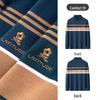 MONTAGUT Men's Pure Cotton Long-Sleeve Lapel Polo Shirt