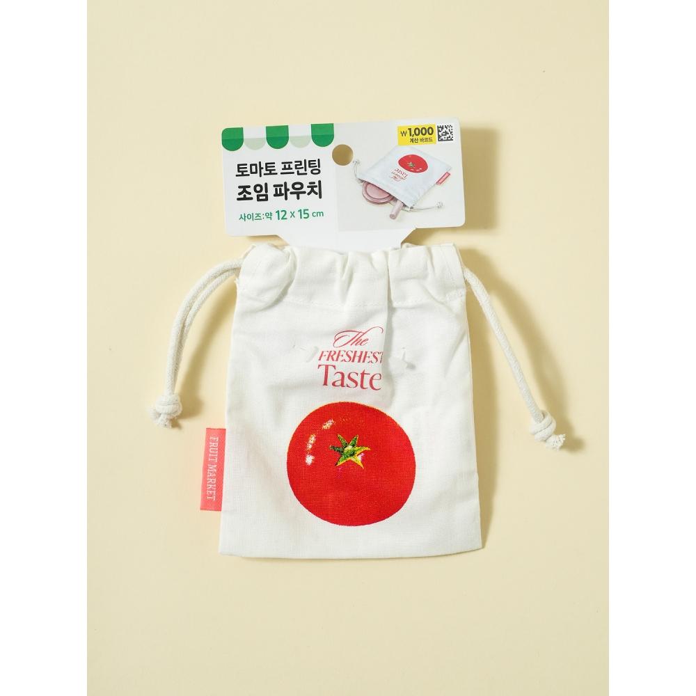 Daiso Fruit Market Tightening Pouch Tomato