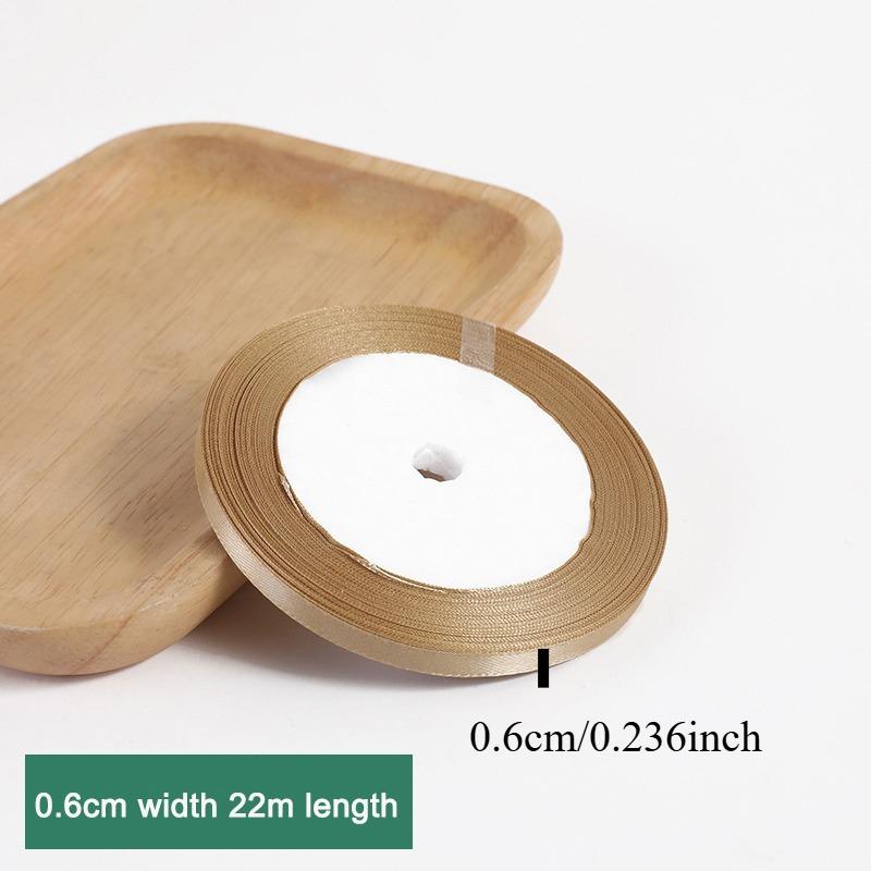 Seidensatinbänder, Geschenkverpackung, Dekoration, Geschenkbox-Bänder, DIY-Handarbeit, Champagner-Gold-Band