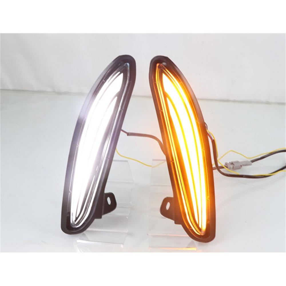 2Pcs Daytime Running Light LED Front Fog Lamp DRL For 21-22 Toyota Venza HARRIER