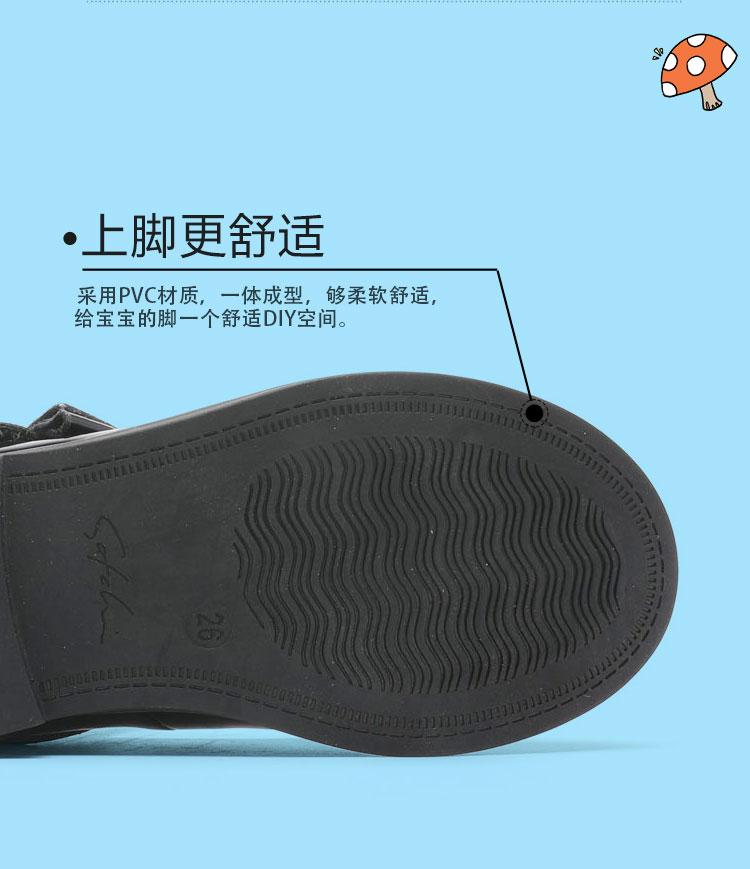 Simple and comfortable cowhide dress shoes for girls, middle-aged and young children, leather shoes