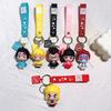 Entzückender Demon Slayer Schlüsselanhänger Niedliche Plastikfigur zur Auto- und Taschen Dekoration