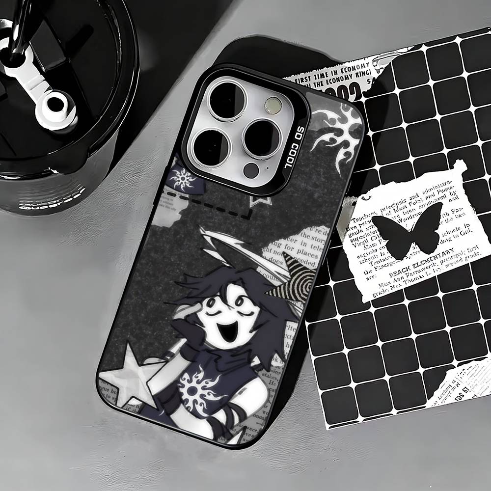 Horror Game T-TwoTime F-Forsaken Phone Case For iPhone 17,16,15,14,13,12,11 Plus,Pro Max,XS,Colored silver phone case