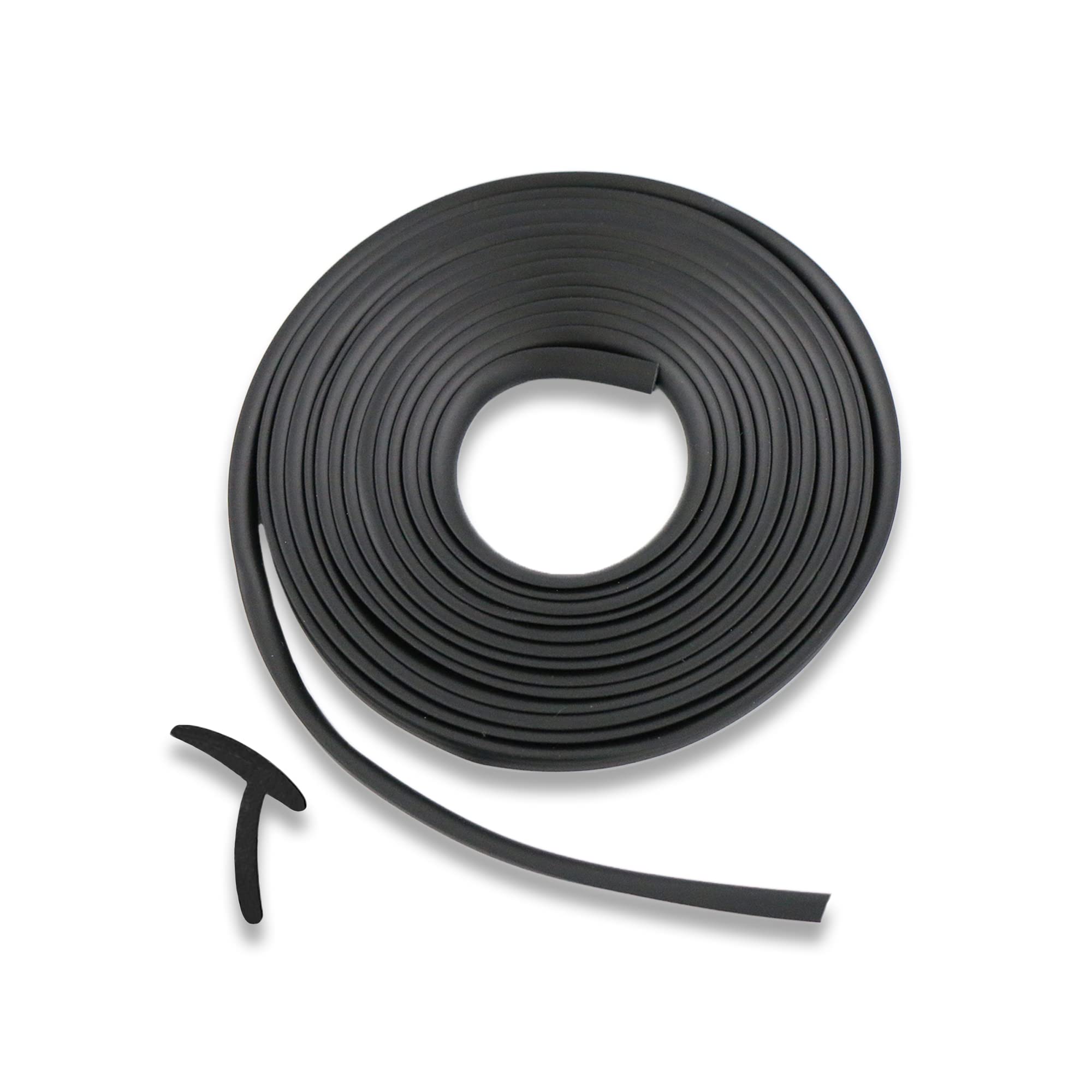 

G-FACTORY Aero Rubber Molding Protector Molds to Hide Gaps and Prevent Scratches, Includes Dedicated Double-Sided Tape (3m, T-Shape, Black) 3M чёрный