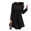 Autumn and winter new woolen women's coat wish stand-up collar women's coat slim
