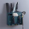 Cutlery Holder Multifunctional Wall Mounted Chopsticks Drying Rack for Home Kitchen Dark Blue