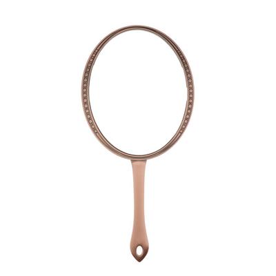 Handheld Cosmetic Shaving Mirror Hand Beauty Vanity Single Side Mirror