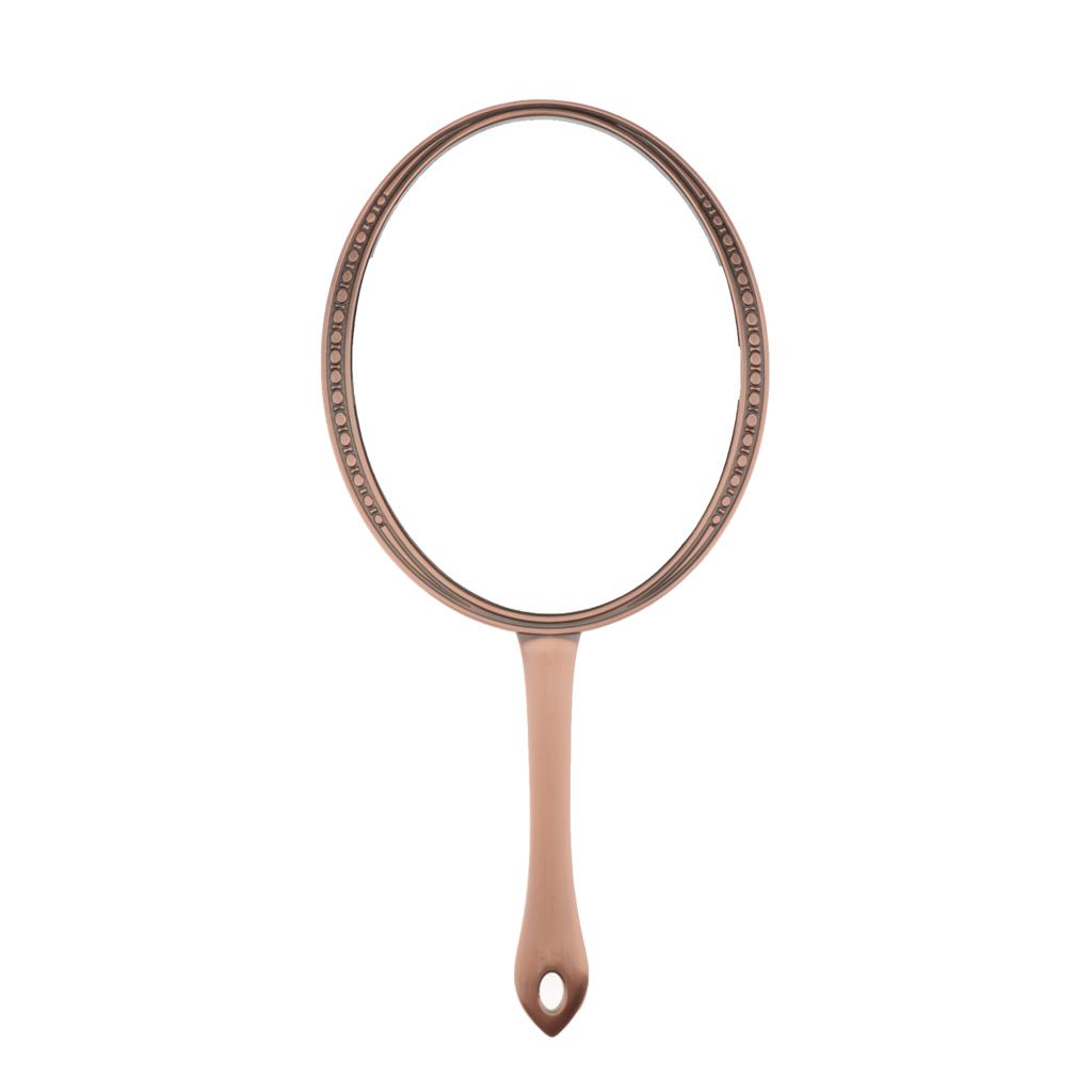 Handheld Cosmetic Shaving Mirror Hand Beauty Vanity Single Side Mirror