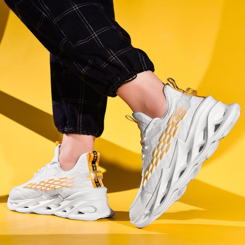 Shoes spring new sports running shoes flying woven mesh travel casual shoes 39