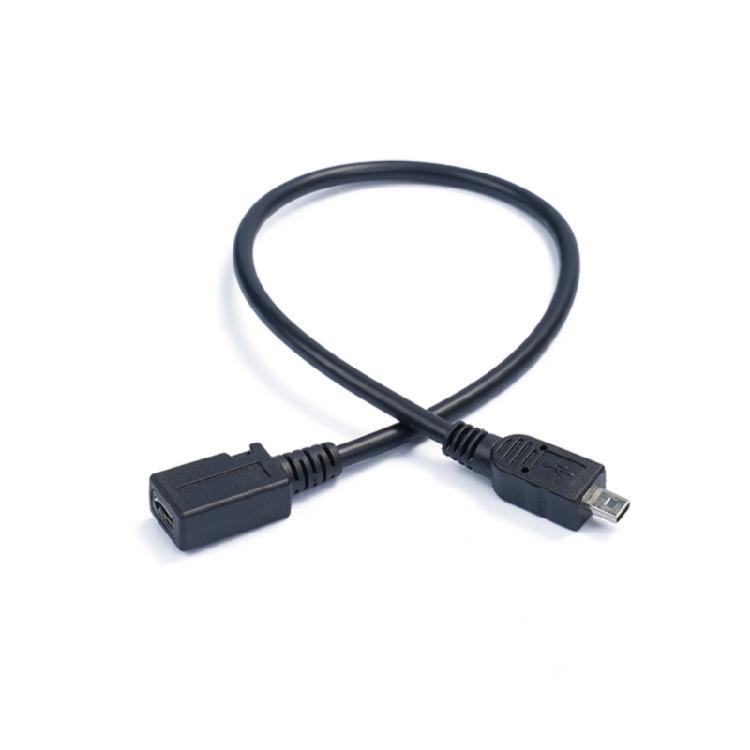 

Durability MicroUSB To Mini USB 8Pin Adapter Cable With Highly Speed Data Transfer Supports Digital Camera, Mp3 Player, 1