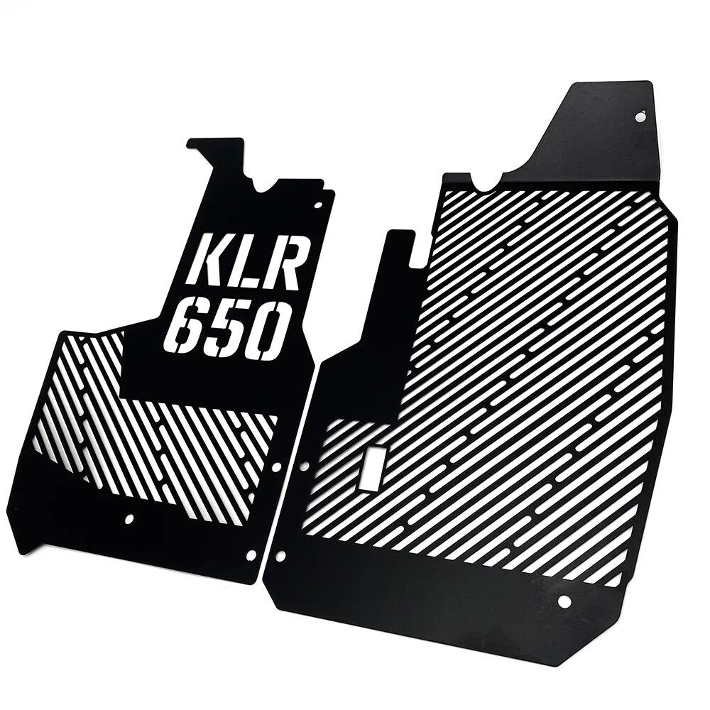 Motorcycle Accessories Radiator Grille Guard Cover Protector For Kawasaki KLR650 KLR 650 klr650 2022 2023 water tank guard