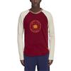 adidas x Wales Bonner Graphic Long-Sleeve T-Shirt Collegiate Burgundy Unisex Tops Red HC1651