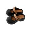 2025 Gemischte Farbe Clogs Klobige Sandalen Damen Dicke Sohle Schnallendesign Gartenschuhe Frau Eva Strand Plateau Flip Flops