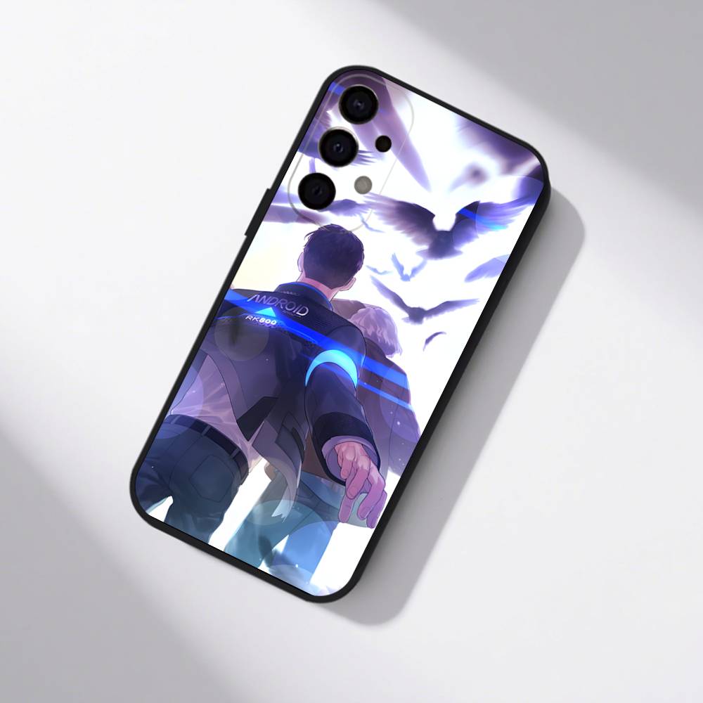 Game C-Connor  B-Become Human Phone Case For Samsung S25,S24,S21,S22,S23,S30,Ultra,S20,Plus,Fe,Lite,5G Black Cover