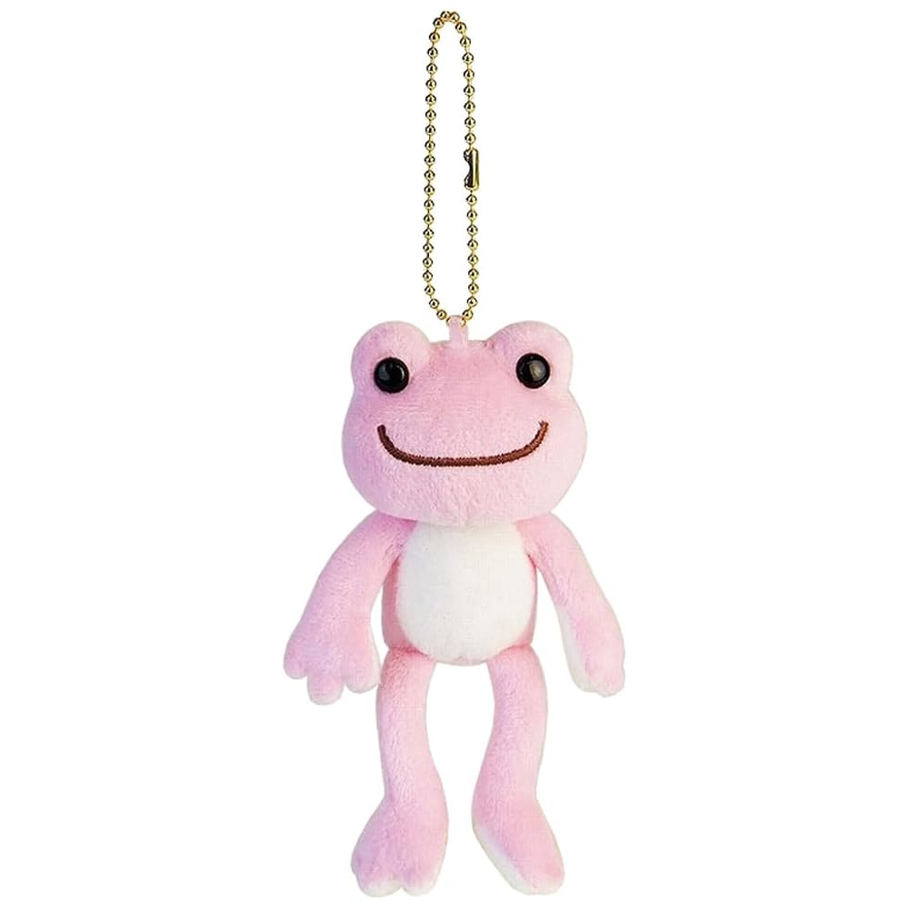 Nakajima Corporation Kaeru no Pikurus Rainbow Mascot Sakura 13.5cm x 7cm x 4cm Plush Toy