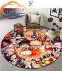 Cartoon My Hero Academia patternCarpet Round Carpet Home Decor Anti-slip  Area Rug {Customize Your Picture}