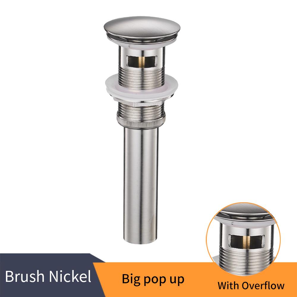 

Сливы Детали для ванной комнаты Латунный черный унитаз Раковина для туалетного столика Выдвижная пробка для слива с переливом Аксессуары для крана HJ-0618H