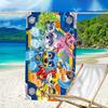 1pc Paw Paw21 Beach Towel, Beach and Seaside Swimming Pool Equipment, Fashion Pattern, Rectangular, Travel Essentials