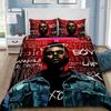 The W-Weeknd XO Bedding Set For Bedroom Soft Modern Bedspreads Comefortable Kids Duvet Cover Quilt Cover And Pillowcase