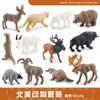 Captivating Wildlife Pvc Animal Figurines Set Featuring Cougar Raccoon And Moose