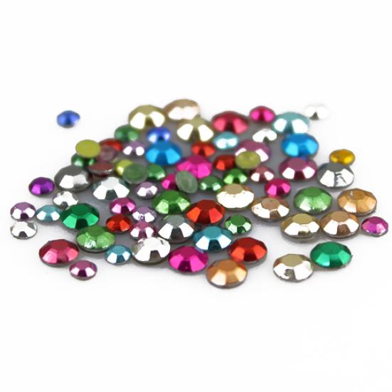 Dámské vícebarevné samolepky na nehty DIY tipy na manikúru ozdobné kolečko