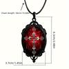 Pendant Men's Gothic Style Cross Pattern Necklace