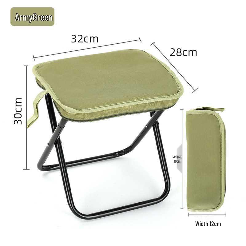 Compact Folding Outdoor Backpack Chair for Camping and Fishing
