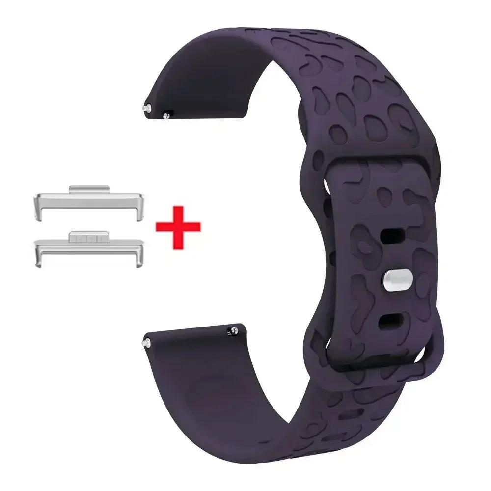 Für Huawei Watch Fit 4/3 Armband Leopardenmuster-Riemen Für Huawei Fit 4 pro Silikon Graviertes Band Armband Austauschbares Uhrenarmband