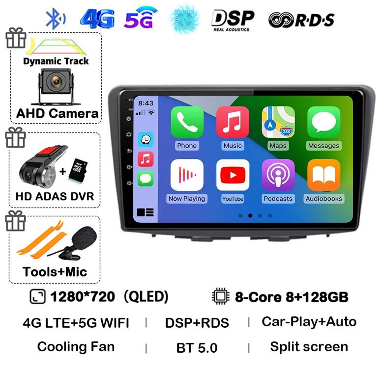 Android 14 Carplay Auto WIFI+4G For Suzuki Baleno 2016 2017 2018 2019 GPS Car Radio Multimedia Video Player Stereo Head Unit DSP