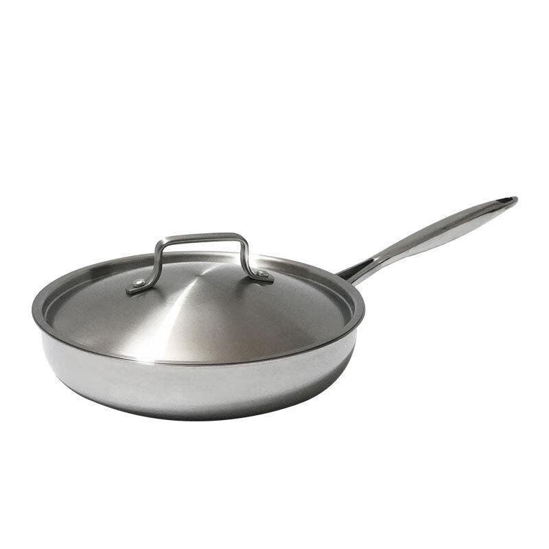 Yoshida Takumi 304 Composite Steel Frying Pan with Lid