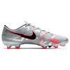 Nike Mercurial Vapor 13 Academy MG Metallic Grey Crimson Unisex Sneakers Metallic-Bomber-Grey Particle-Grey Laser-Crimson AT5269-906