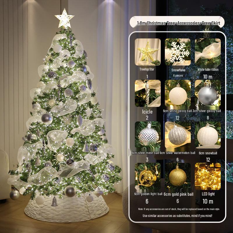 2024 Large Christmas Tree Ornaments for Living Room Decoration