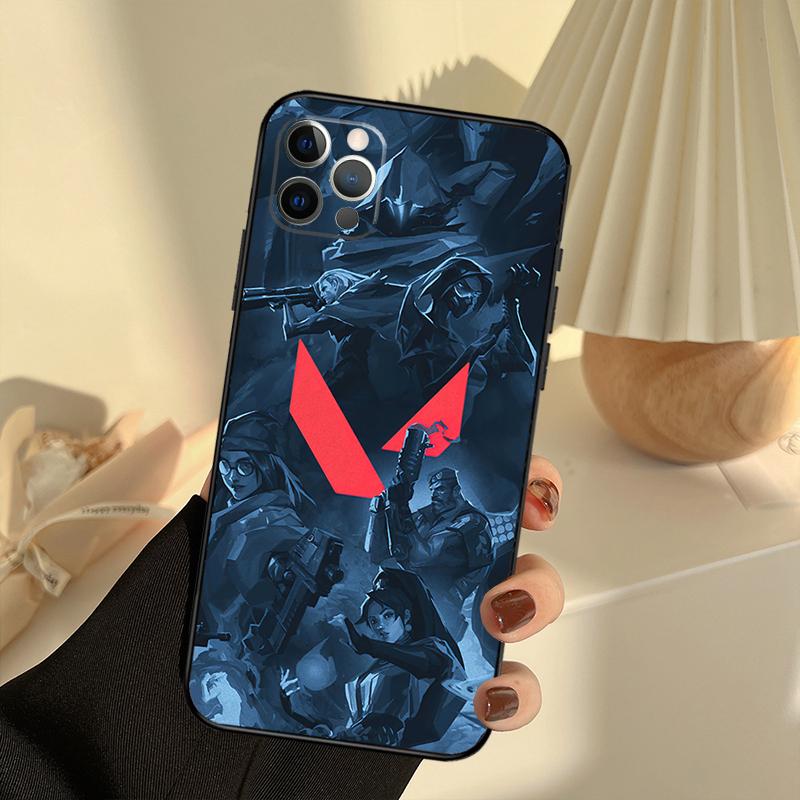 Cool Valorant Game Phone Case For IPhone 18 17 16 15 14 13 11 12 Pro Max 13 mini 15 16 Plus 16e 17 Air Cover Funda