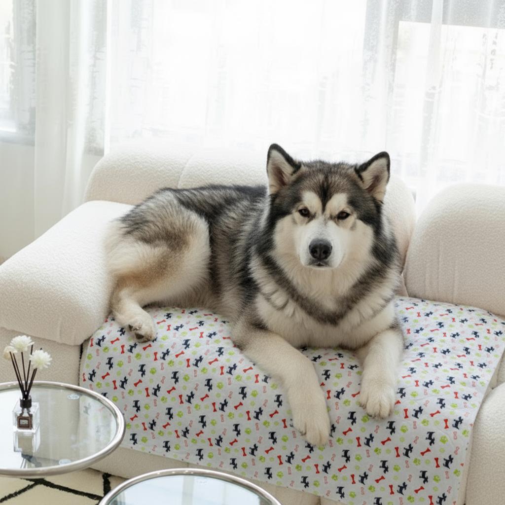 Washable Pet Dog Pee Pad Reus PVC Non-slip Blanket Mat Leakproof Puppy Training Pad for Playpen Crate Whelping Box Potty Trainin